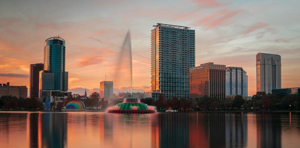 Lake Eola at Sunset